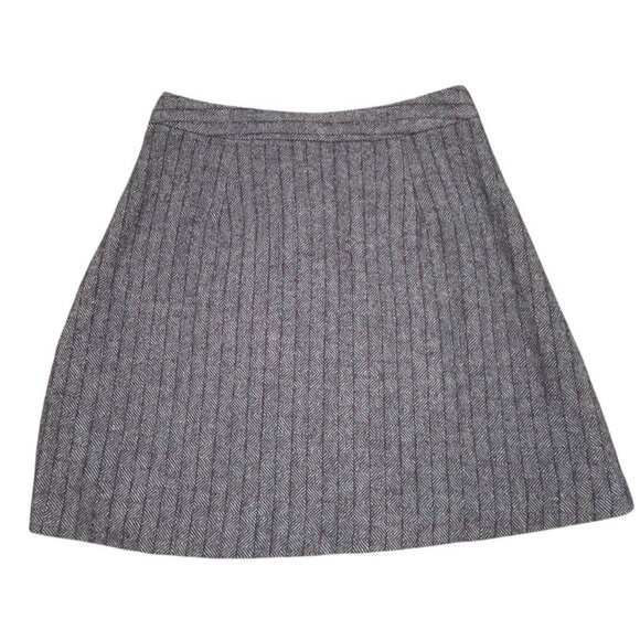 Odille by Anthropologie Tweed Pleated Skirt (Size 4) - Picture 4 of 8